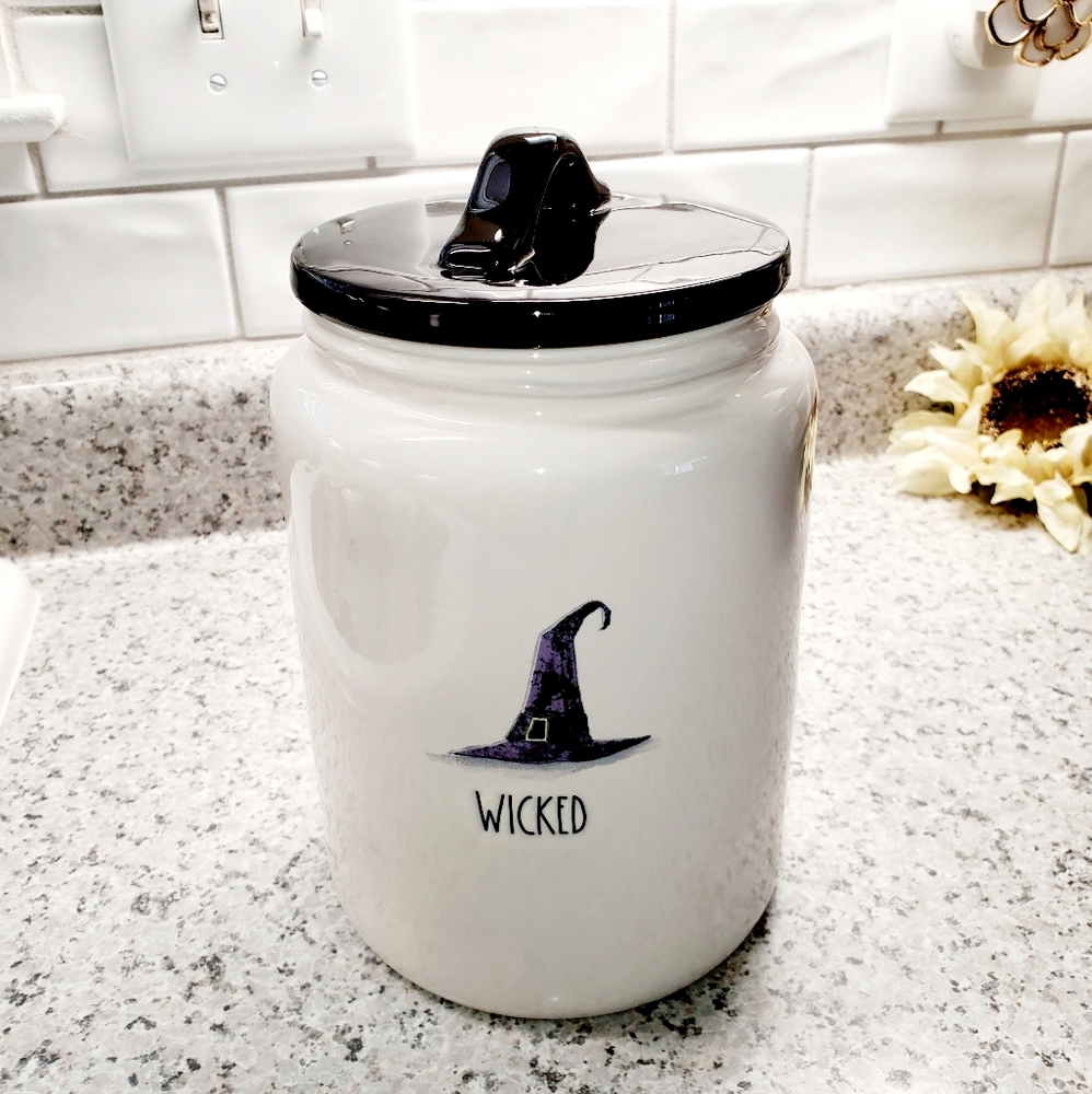 HTF Rae Dunn *wicked* Canister